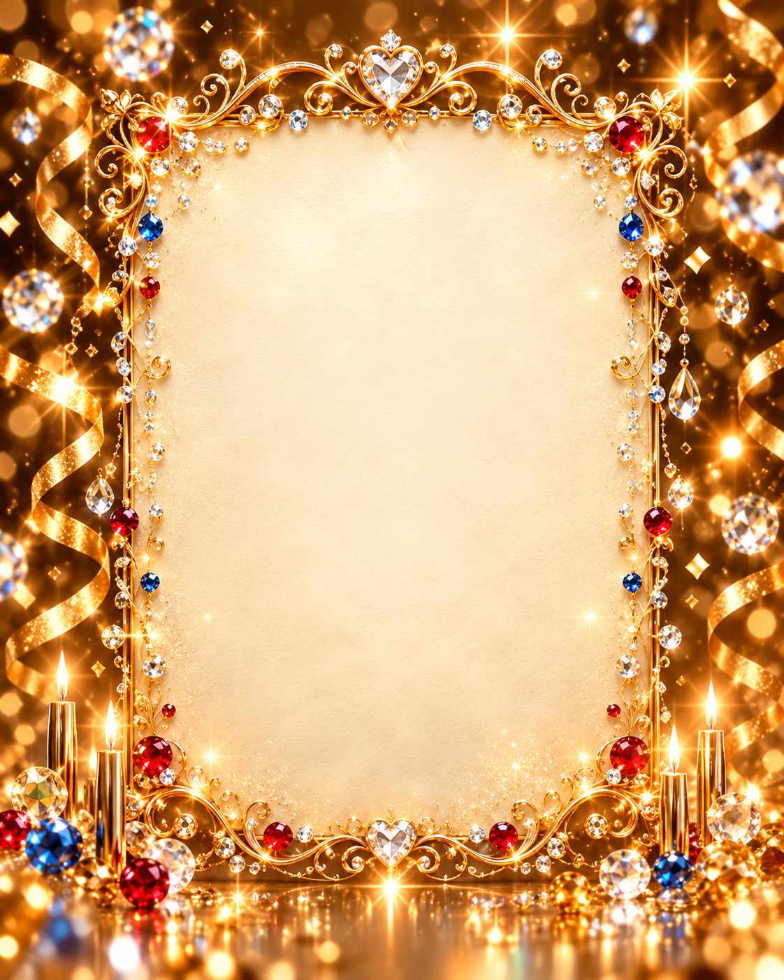 Ornate birthday letter